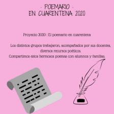 Poemario en Cuarentena 2020